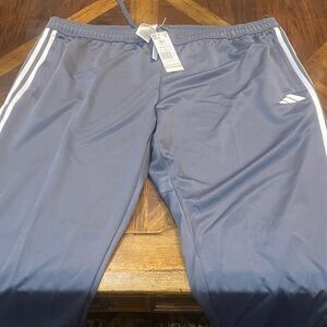 Adidas Grey Joggers with White stripes